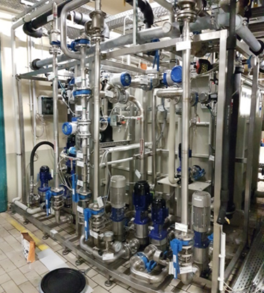 Anlage zur Elektrolytaufbereitung